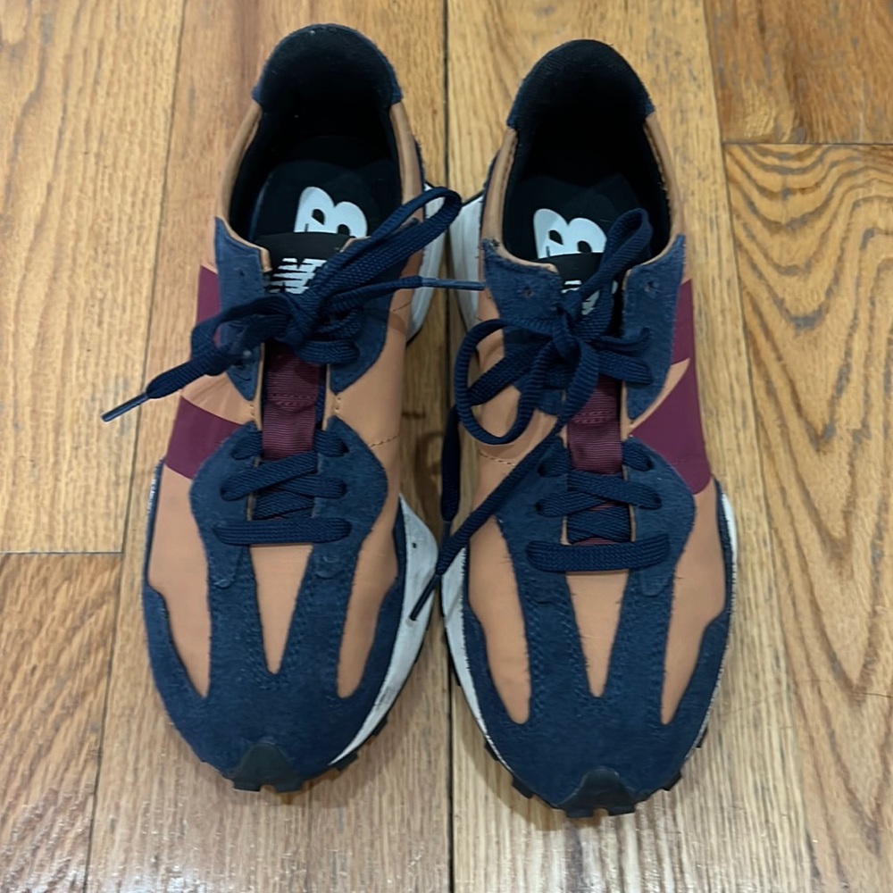 New Balance Women's Sneakers - Navy and Maroon